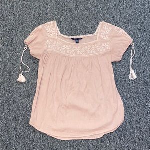 Muted Pink American Eagle Shirt